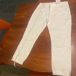Frame Denim Cream Track Pants